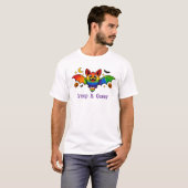 🎃🌈LGBT スパイキー&ファビュラス Tシャツ (正面フル)
