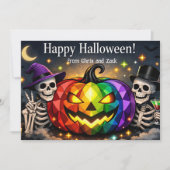 🎃🌈LGBT スプーキー ハズバンズ 招待状 (正面)