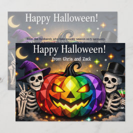 🎃🌈LGBT スプーキー ハズバンズ 招待状