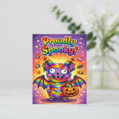 🎃🌈 LGBT ハッピー・ゲイウォーウィン — プライド満点のスパイキーカード 招待状 (スタンド正面)