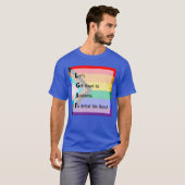 LGBT ビジネスに集中しようぜ フン族を倒せ re Tシャツ (正面フル)