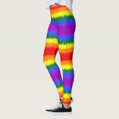 LGBT+フラグ全体のストライプレギンス レギンス (左)