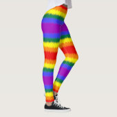 LGBT+フラグ全体のストライプレギンス レギンス (右)