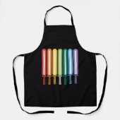 LGBT フラッグ ゲイ プライド  エプロン (正面)