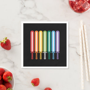 LGBT フラッグ ゲイ プライド スタンダードカクテルナプキン