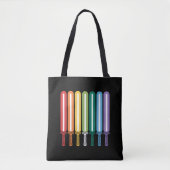 LGBT フラッグ ゲイ プライド  トートバッグ (正面)