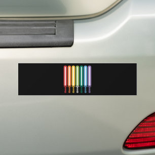 LGBT フラッグ ゲイ プライド バンパーステッカー