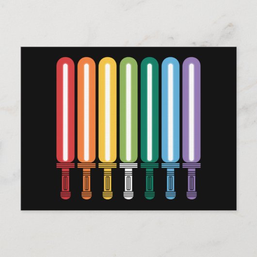 LGBT フラッグ ゲイ プライド ポストカード (正面)