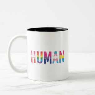 LGBT フラッグ ゲイ プライド マンス トランスジェンダー ツートーンマグカップ