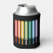 LGBT フラッグ ゲイ プライド 缶クーラー (缶正面)