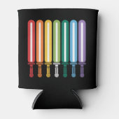LGBT フラッグ ゲイ プライド 缶クーラー (正面)