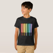 LGBT フラッグ ゲイ プライド Tシャツ (正面フル)