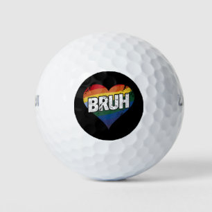 LGBT プライドのためのブロークレジット・ミーム おもしろフレーズ 兄弟の挨拶 ゴルフボール