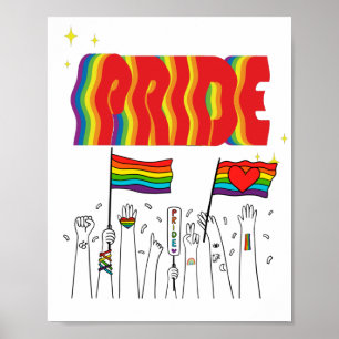 LGBT+プライド同性愛者-ゲイラブプライド。 ポスター