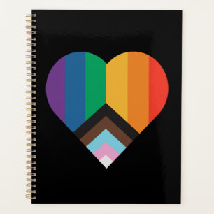 LGBT+プライド愛。レインボー国旗 プランナー手帳
