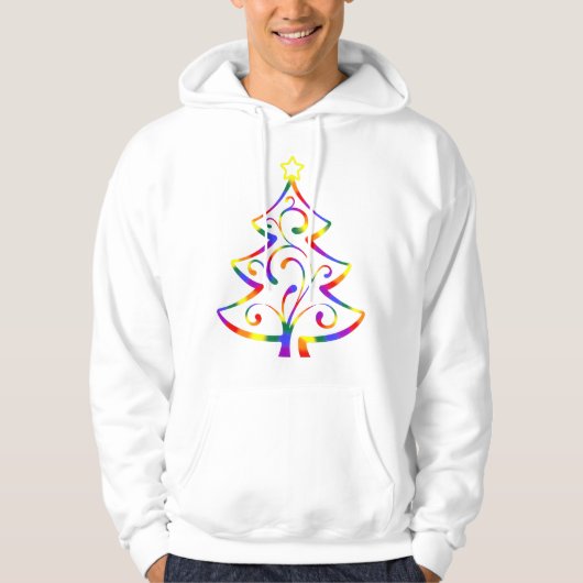 LGBT+ プライド クリスマスツリーパーカー パーカ (正面)