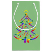 LGBT+ プライド クリスマスツリー ギフトバッグ (裏面)