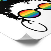 LGBT-プライド。ゲイ愛。 ポスター (角)