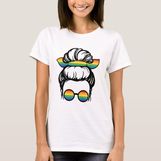 LGBT-プライド。ゲイ愛 Tシャツ (正面)