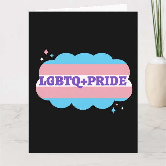 LGBT+プライド。ゲイ – 虹の愛。 カード (正面)