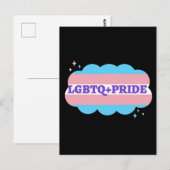 LGBT+プライド。ゲイ・虹の愛。 カード (正面/裏面)