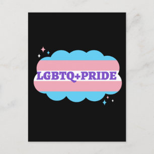 LGBT+プライド。ゲイ – 虹の愛。 ポストカード