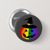 LGBT+ プライド ジャックオランタン 缶バッジ (正面&裏面)