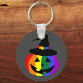 LGBT+プライド ジャックオーランタン キーチェーン (正面)