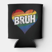 LGBT プライド ブルーメン おもしろいジョーク ギャグ 兄弟 缶クーラー (正面)