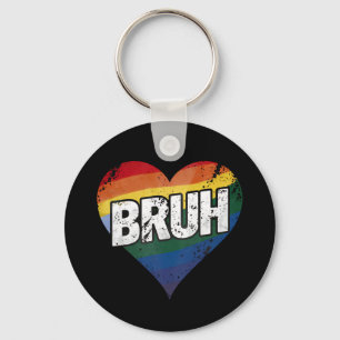 LGBT プライド ブルーメン おもしろいフレーズ 兄弟の挨拶 キーホルダー