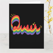 LGBT+プライド。同性愛者愛。 カード (黄色い花)