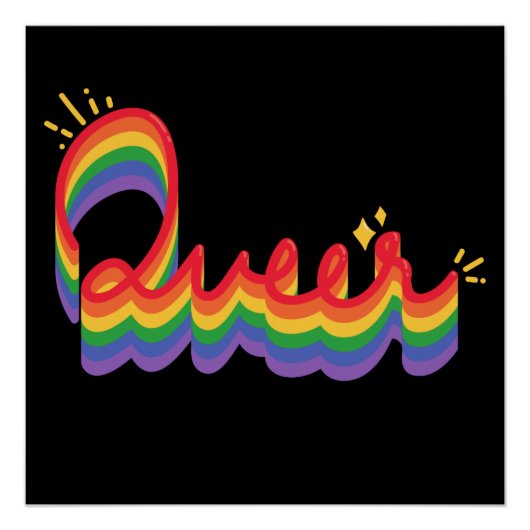 LGBT+プライド。同性愛者愛。ポスター ポスター (正面)