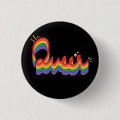 LGBT+プライド。同性愛者愛。 缶バッジ (正面)