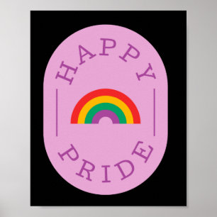 LGBT-プライド。幸せなプライド。ゲイ愛。 ポスター