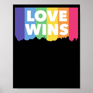 LGBT+プライド。愛が勝つ。同性愛者。 ポスター