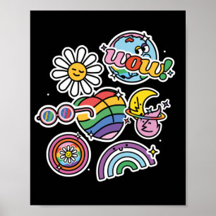 LGBT+プライド。愛は愛。レインボー国旗。 ポスター
