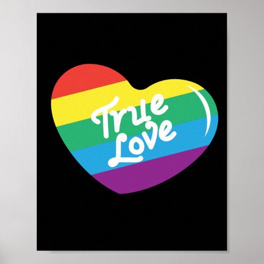 LGBT+プライド。真の愛 ポスター (正面)