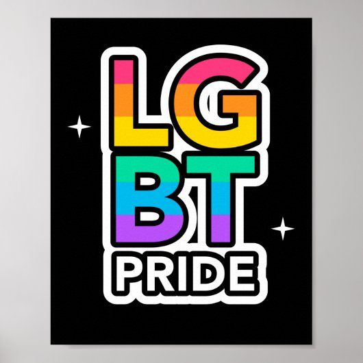 LGBT+プライド。虹の愛 ポスター (正面)