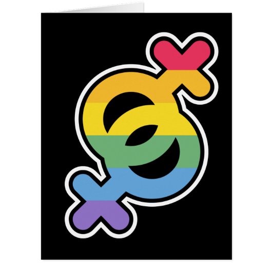 LGBT+プライド。虹。 (正面)