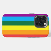 LGBT レインボーストライプ iPhoneケース (裏面横)