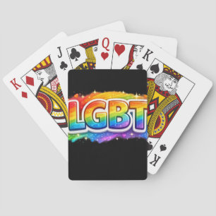 LGBT レインボータイポグラフィ トランプ