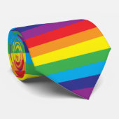 LGBT レインボーパターン ネクタイ (ロール)