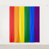 LGBT レインボーフラッグ特大 タペストリー (正面)