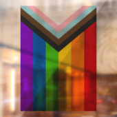 LGBT+レインボーフラッグ ウィンドウサイン (シート2)