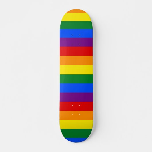 LGBT レインボーフラッグ スケートボード (正面)