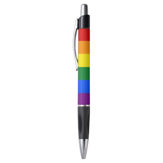 LGBT レインボーフラッグ ボールペン (トップ(縦))