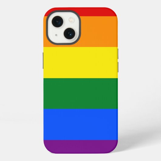 LGBT レインボーフラッグ iPhoneケース (裏面)