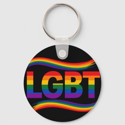 LGBT レインボープライド キーホルダー (正面)