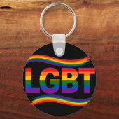 LGBT レインボープライド キーホルダー (正面)