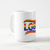 LGBT レインボープライド コーヒーマグカップ (正面左)